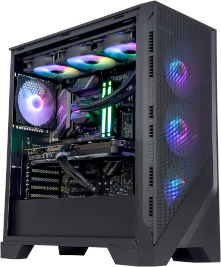 CoreXtreme Gaming PC - AMD Ryzen 7 7800X3D 8 Cores 16 Threads, NVIDIA RTX 5070 12GB, 32GB DDR5 RAM 6000MHz, 1TB SSD Gen 4, 650W 80 PLUS PSU, 360mm Liquid Cooler, Wi-Fi + BT