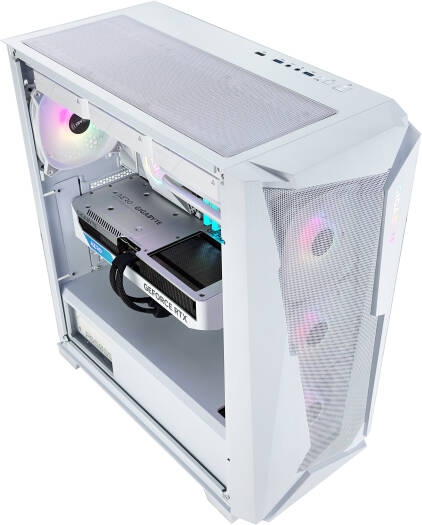 ICE Z Gaming PC - AMD Ryzen 7 9800X3D 8 Cores 16 Threads, NVIDIA RTX 5070 12GB, 32GB DDR5 RAM 6000MHz, 1TB SSD Gen 4, 750W 80 PLUS PSU, 360mm Liquid Cooler