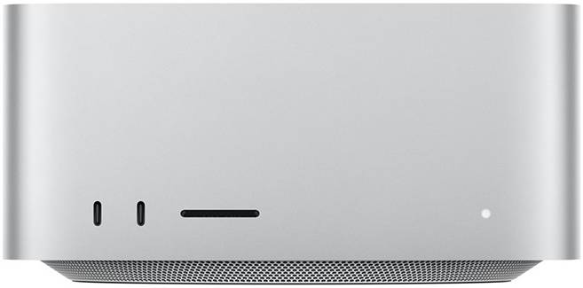 Apple Mac Studio, M1 Max Chip, 10 Core CPU, 32 Core GPU, 16 Core Neural Engine, 64GB Unified Memory, 1TB SSD Storage, Ethernet Port, SDXC Card Slot, Thunderbolt, HDMI, Silver | Z14J000K4