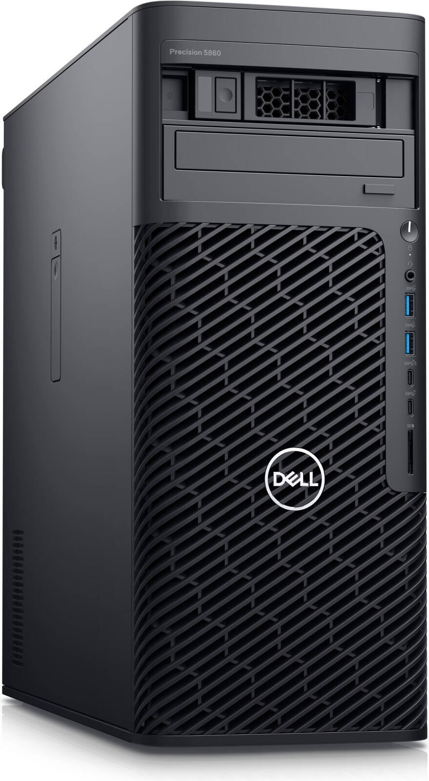 Dell Precision 5860 Tower Workstation, Intel Xeon W3-2423, 32GB RAM, 1TB SSD, NVIDIA RTX A2000 ADA 16GB Graphics, Black Keyboard & Mouse, Win11 Pro, 750W PSU, Black | T5860