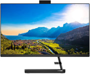 Lenovo IdeaCentre AIO 3  AIO Desktop Computer, 27" FHD IPS Display, Intel Core i7-1165G7, 8GB RAM, 1TB HDD, NVIDIA GeForce MX450 2GB, Black Calliope Wireless Arabic KB & Mouse, DOS, Black | F0FW0057AX