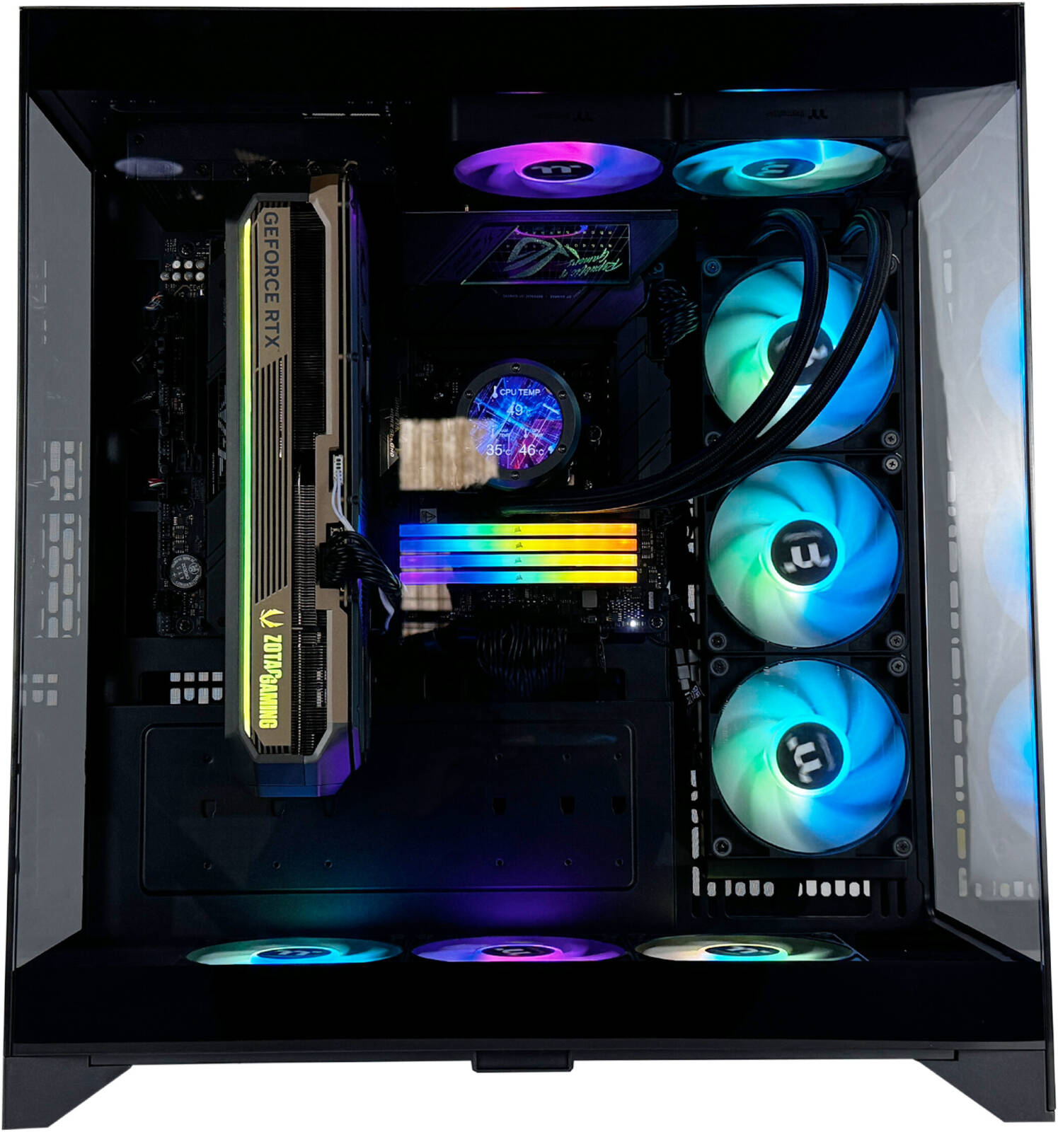 TitanX Gaming PC - Intel Core Ultra 9 285K 24 Cores 24 Threads, NVIDIA RTX 5080 16GB, 32GB DDR5 RAM 6000MHz, 2TB SSD Gen 5, 1200W 80 Plus PSU, 360mm Liquid Cooler, Wi-Fi + BT