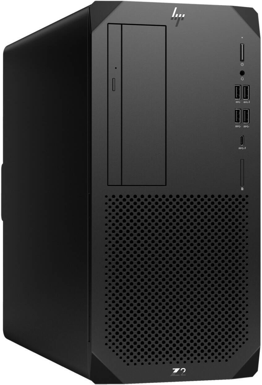 HP Z2 G9 Tower Workstation Desktop Computer, Intel Core i7-14700K Processor, 32GB RAM, 1TB SSD, 2x NVIDIA T1000 8GB Graphics, Bus Slim Keyboard, Windows 11 Pro, Black | Z2-G9