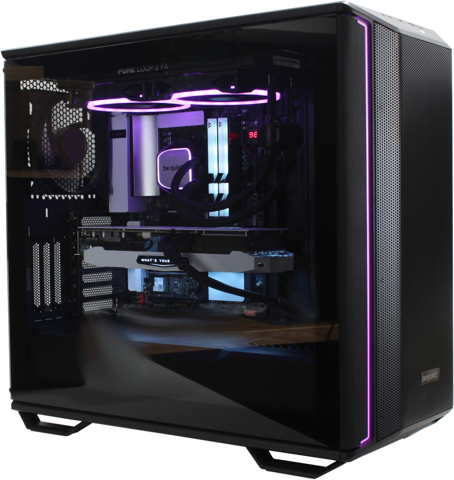Aeronautical Gaming PC - Intel Core i9-14900KF 24 Cores 32 Threads, NVIDIA RTX 4070 Ti 12GB, 32GB DDR5 RAM 6400MHz, 1TB SSD Gen 4, 850W 80 PLUS Gold PSU, 360mm Liquid Cooler, Wi-Fi + BT