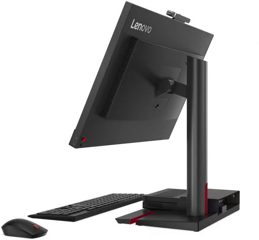 Lenovo ThinkCentre TIO Flex 24v, 24" IPS Display, Full HD Resolution, 60Hz Refresh Rate, 4ms (Extreme Mode) Response Time, Integrated Microphone, Eyesafe Display, Low Blue Light, Black | 12BNMAT3EU