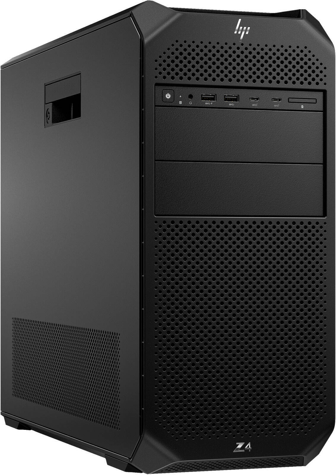 HP Z4 G5 Workstation Desktop Computer, Intel Xeon W3-2423 2.1GHz Processor, 16GB RAM, 1TB SSD, NVIDIA RTX A4000 16GB Graphics, HP USB 320K K/B + 320M Mouse, 775W PSU, Win11 Pro, Black | Z4-G5