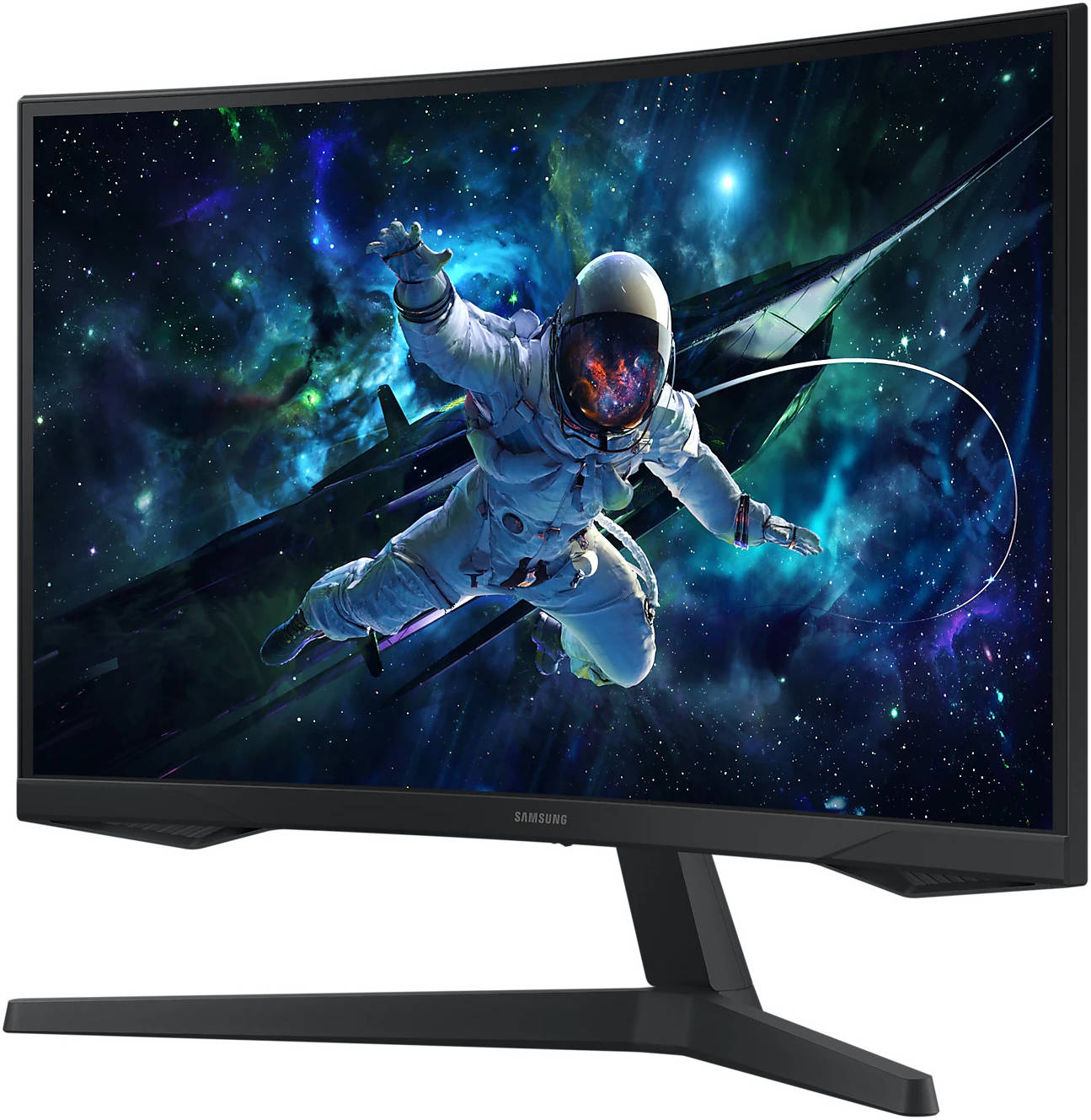 Samsung Odyssey G5 27" Curved QHD Gaming Monitor – 2560x1440, 165Hz Refresh Rate, 1ms Response Time, HDR10, AMD FreeSync Premium, 1000R Curvature, Eye Saver Mode & Flicker-Free, Model LS27CG552EMXUE