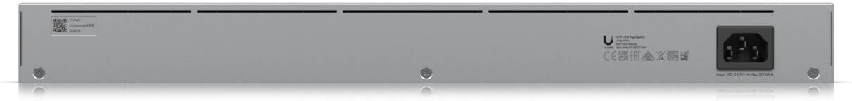 Ubiquiti USW-Aggregation-EU – UniFi Aggregation Switch, 10G SFP+ High-Speed Uplink, Enterprise-Grade Network Performance, PoE Compatible, Rack-Mountable
