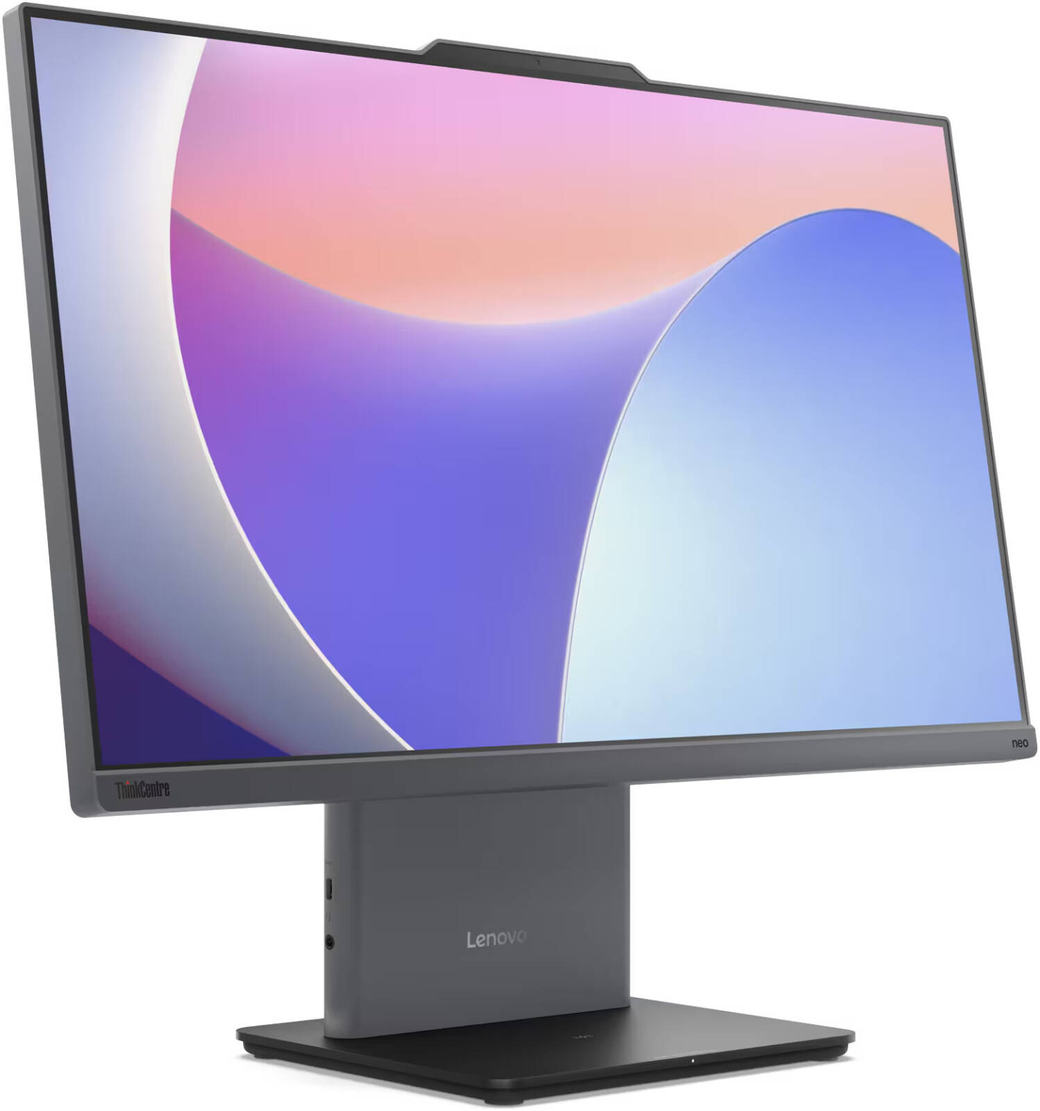 Lenovo ThinkCentre neo 50a 24 Gen 5 AIO Desktop Computer, 23.8" FHD IPS Display, Intel Core i5-13420H, 8GB RAM, 512GB SSD, Intel UHD Graphics, ENG/ARAB K/B & Mouse, FreeDOS, Luna Grey | 12SC000TGR