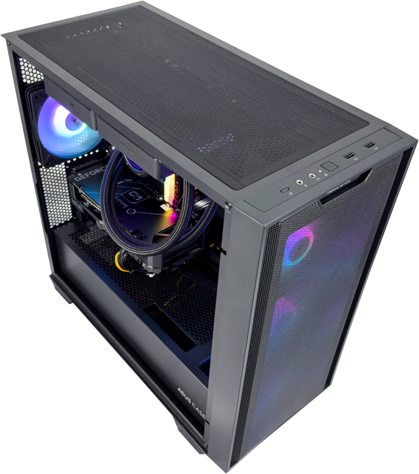 COUGAR MX4 Gaming PC - Intel Core i5-14400F 10 Cores 16 Threads, NVIDIA RTX 4060 TI 8GB, 32GB DDR5 RAM 6400MHz, 1TB SSD Gen 4, 650W PSU, 23 Monitor 144Hz, Redragon Gaming Combo
