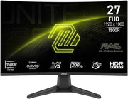 MSI MAG 276CF E20 27" Full HD Curved Gaming Monitor – 165Hz, 1ms Rapid IPS, FreeSync Premium, G-SYNC Compatible, Ergonomic Adjustable Stand, Frameless Design – Immersive High-Performance Esports Display