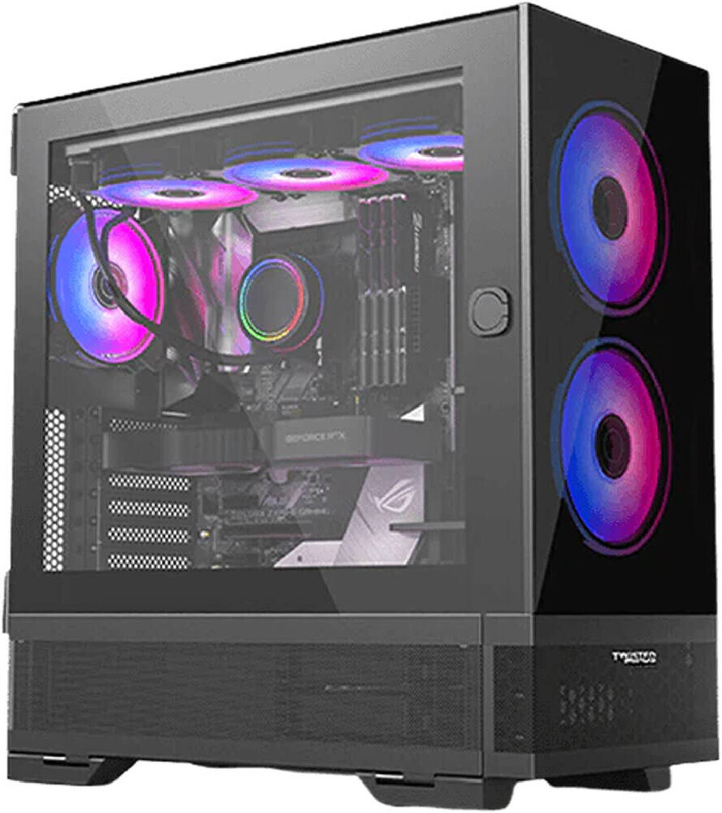 ThriftyTec Blaze Gaming PC - AMD Ryzen 5 8600G 6 Cores 12 Threads, NVIDIA RTX 4060 TI 8GB, 32GB DDR5 RAM 6000MHz, 2TB SSD Gen 4, 750W 80 PLUS PSU, 240mm Liquid Cooler, Wi-Fi + BT