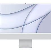 Apple iMac 2021 24'' 4.5K Retina Display PC, 4480x2520 Resolution, M1 8 Core CPU / 8 Core GPU, 8GB RAM, 512GB SSD, English-Arabic Keyboard, macOS, Gigabit Ethernet, Silver | MGPD3 AB/A