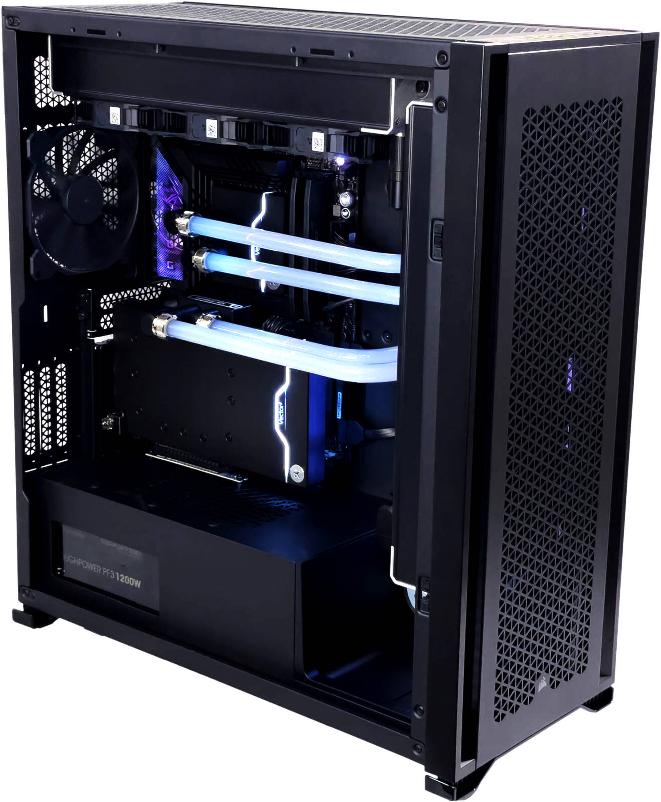 A.I Deep Learning Workstation - AMD Ryzen Threadripper PRO 7985WX 64 Cores 128 Threads, NVIDIA A100 80GB, 576GB DDR5 RAM 5600MHz, 2TB SSD Gen 4, 1000W 80 PLUS Gold PSU, Water-cooling system