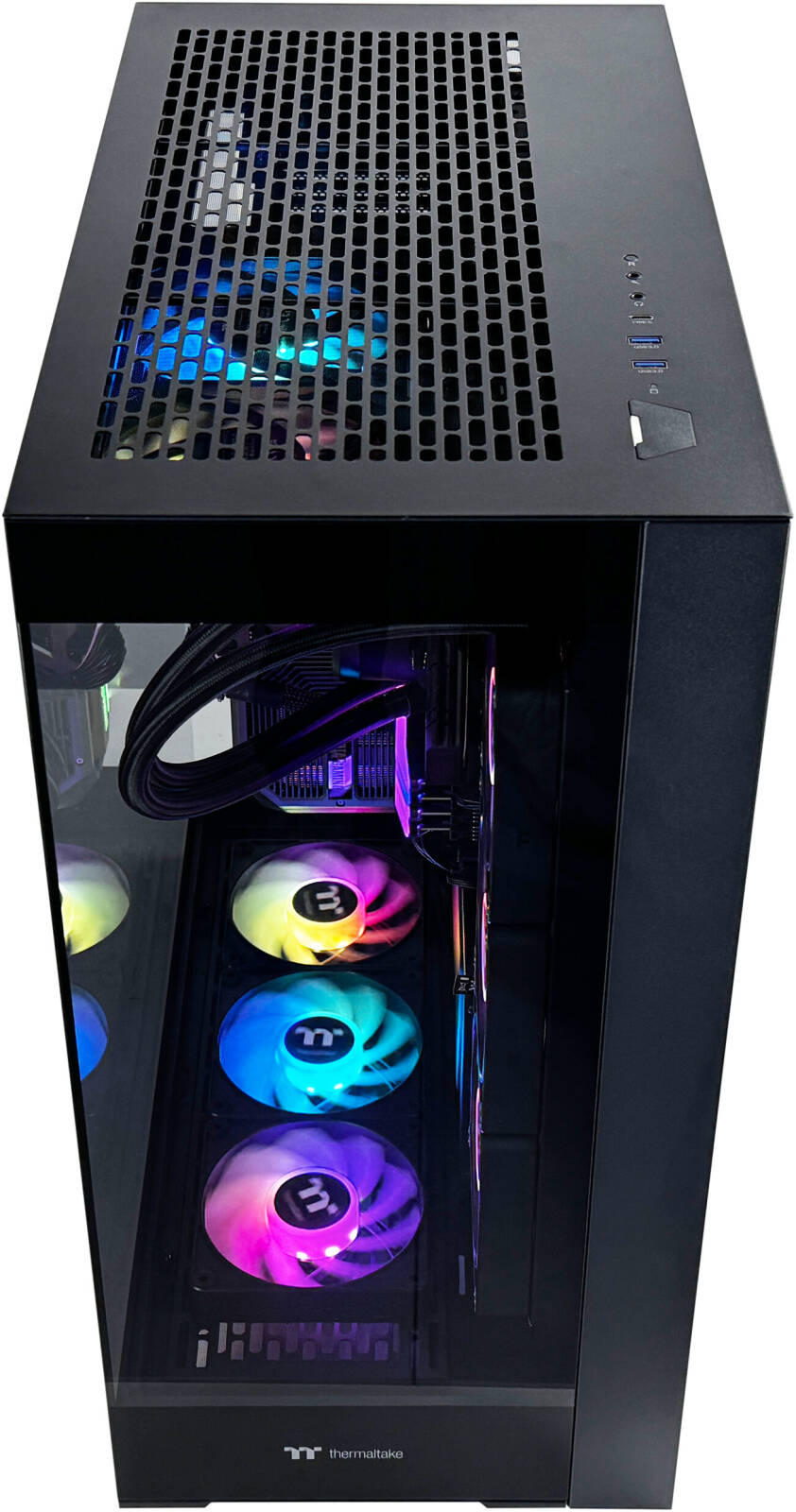 TitanX Gaming PC - Intel Core Ultra 9 285K 24 Cores 24 Threads, NVIDIA RTX 5080 16GB, 32GB DDR5 RAM 6000MHz, 2TB SSD Gen 5, 1200W 80 Plus PSU, 360mm Liquid Cooler, Wi-Fi + BT