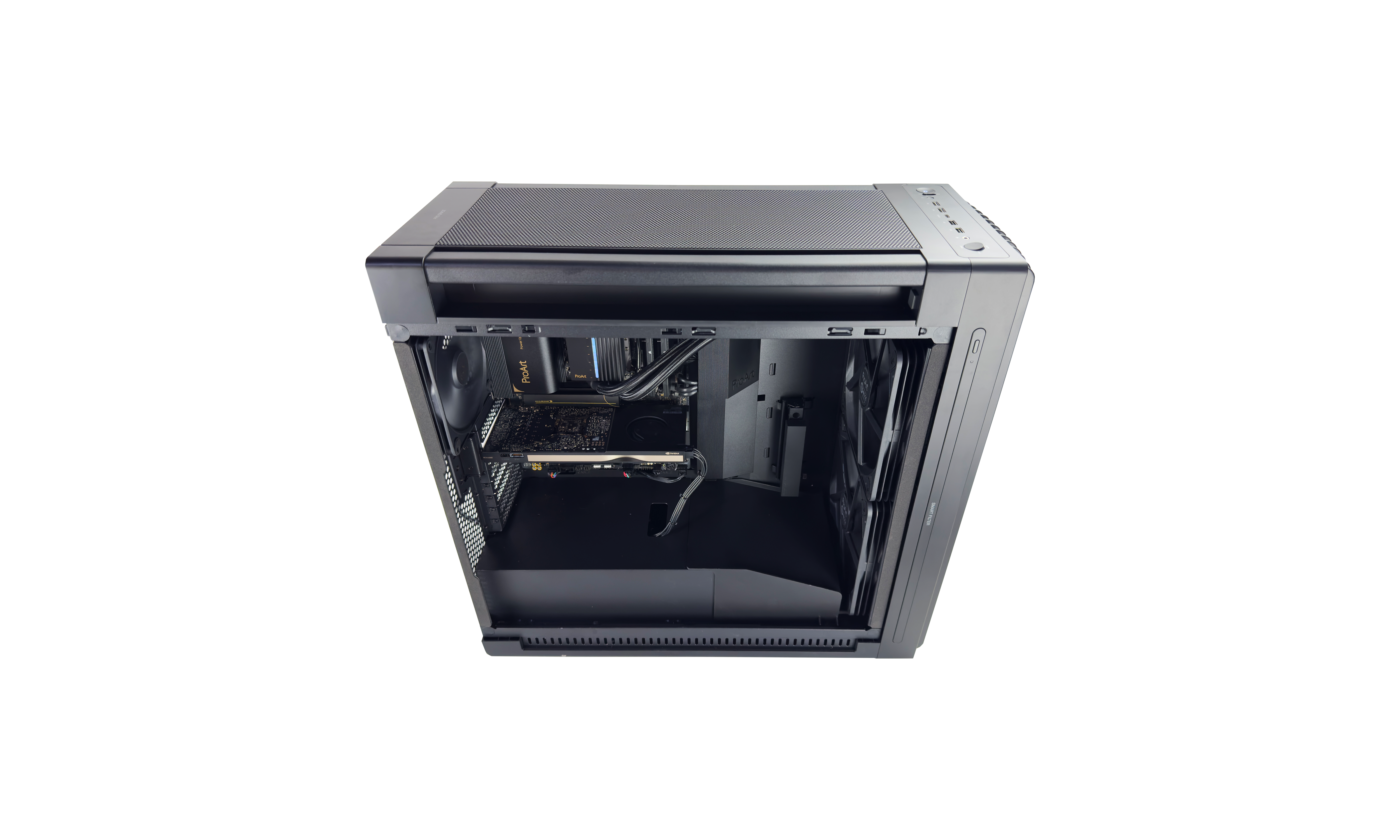 ProArt Workstation - AMD Ryzen 9 9950X 16 Cores 32 Threads, NVIDIA RTX A4000 16GB, 64GB DDR5 RAM 6000MHz, 2TB SSD Gen 4, 1000W 80 PLUS Gold PSU, 420mm Liquid Cooler, Wi-Fi + BT