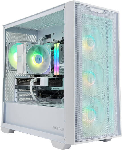 GlideX Gaming PC - AMD Ryzen 5 9600X 6 Cores 12 Threads, NVIDIA RTX 4070 12GB, 16GB DDR5 RAM 5600MHz, 1TB SSD Gen 4, 650W 80 PLUS PSU, Digital Tower Cooler, Wi-Fi + BT
