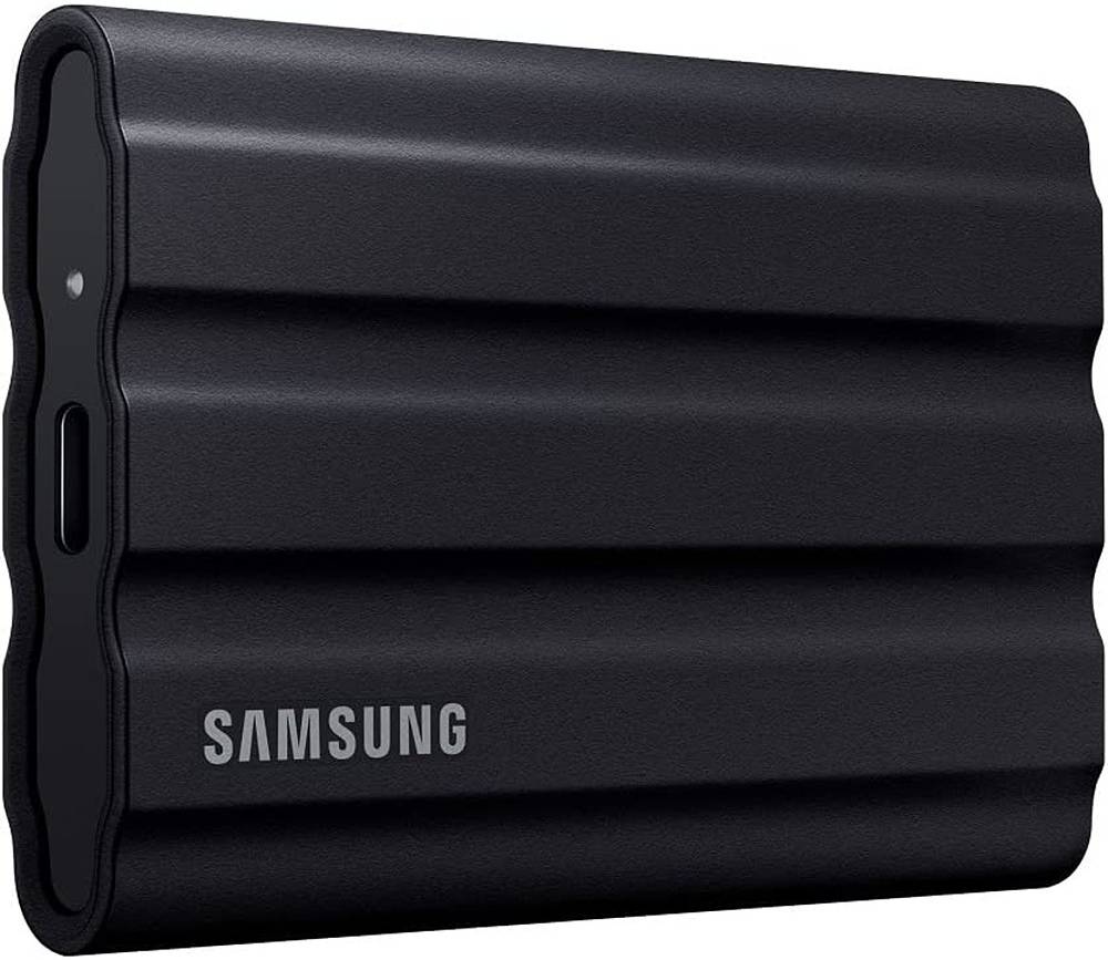 Samsung T7 Shield 4TB Portable SSD – USB 3.2, Up to 1,050 MB/s Read/Write, Rugged Shock-Resistant, AES 256-bit Encryption, V-NAND Technology, High-Speed External Storage for Windows, Mac & Gaming