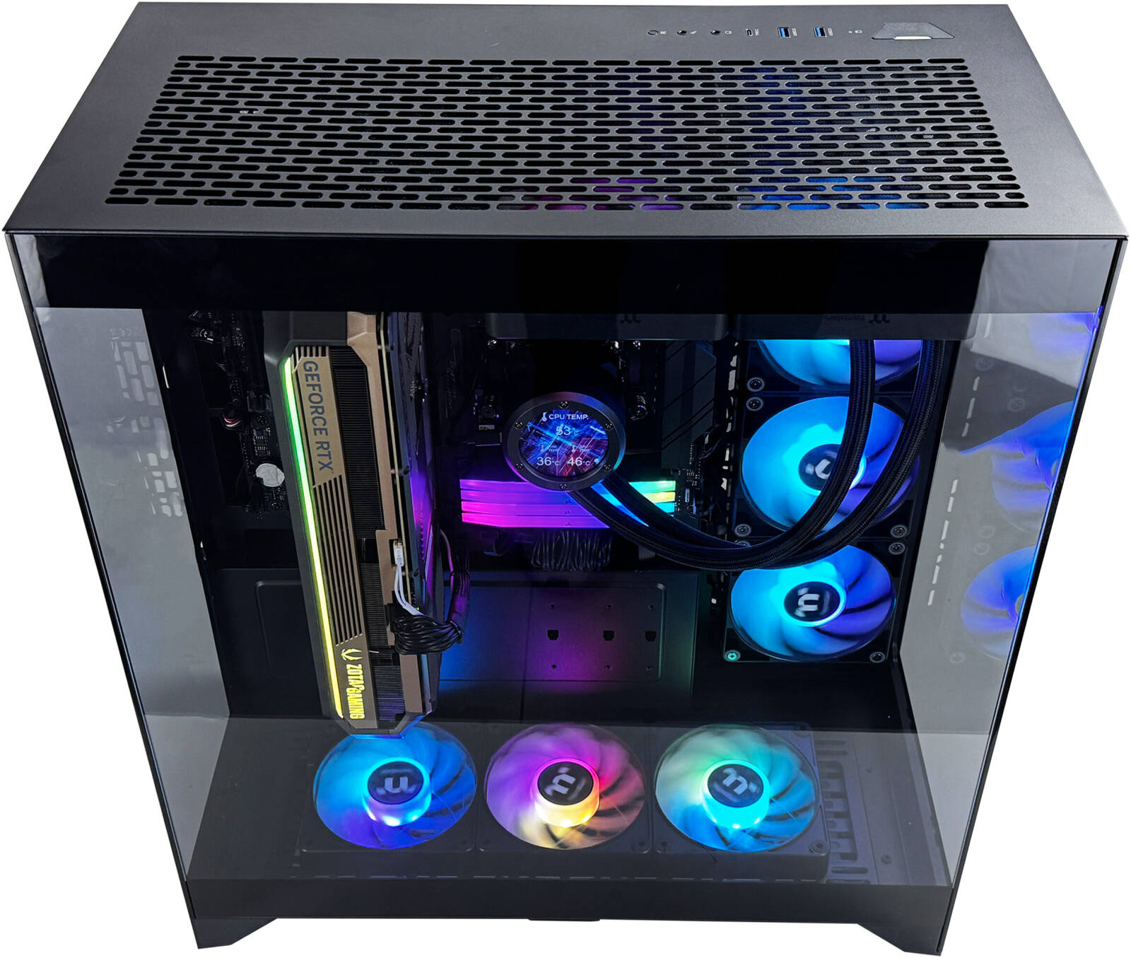 TitanX Gaming PC - Intel Core Ultra 9 285K 24 Cores 24 Threads, NVIDIA RTX 5080 16GB, 32GB DDR5 RAM 6000MHz, 2TB SSD Gen 5, 1200W 80 Plus PSU, 360mm Liquid Cooler, Wi-Fi + BT