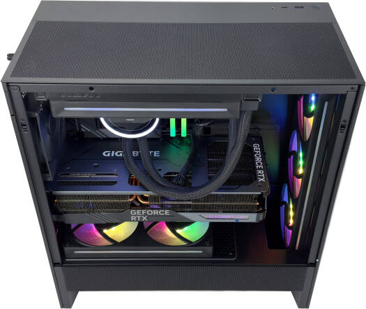 Leviathan X Gaming PC - Intel Core Ultra 7 265K 20 Cores 20 Threads, NVIDIA RTX 5070 TI 16GB, 32GB DDR5 RAM 6400MHz, 2TB SSD Gen 5, 850W Gold Rated PSU, 240mm LCD Liquid Cooler, Wi-Fi 7 + BT