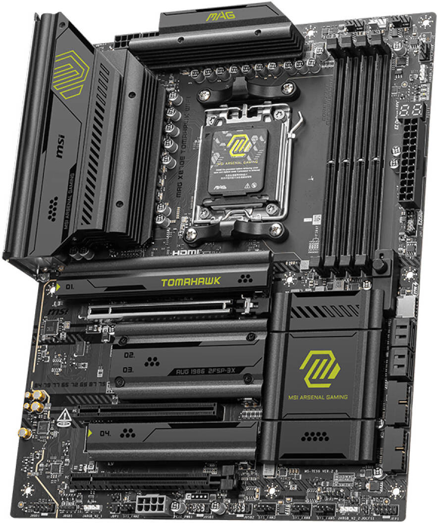 MSI MAG Z790 TOMAHAWK MAX WIFI Motherboard – ATX, Intel 14th/13th/12th Gen Support, DDR5, PCIe 5.0, Wi-Fi 7, 2.5G LAN, Dual M.2, Mystic Light RGB, Extended Heatsink, Premium Gaming Motherboard