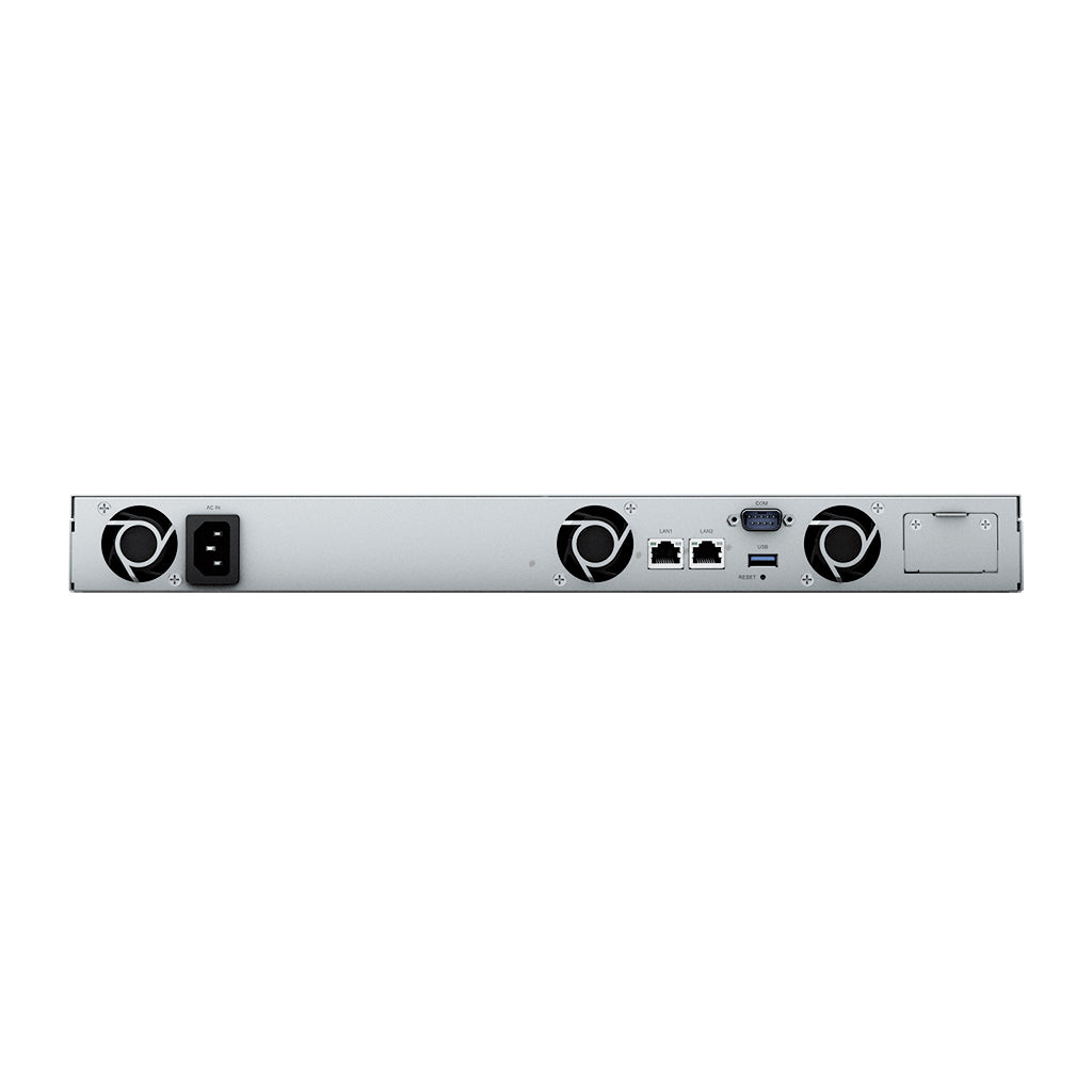 Synology RS422+ RackStation 4-Bay Rackmount NAS – 1U Business Storage Server ports and connectivity detail
