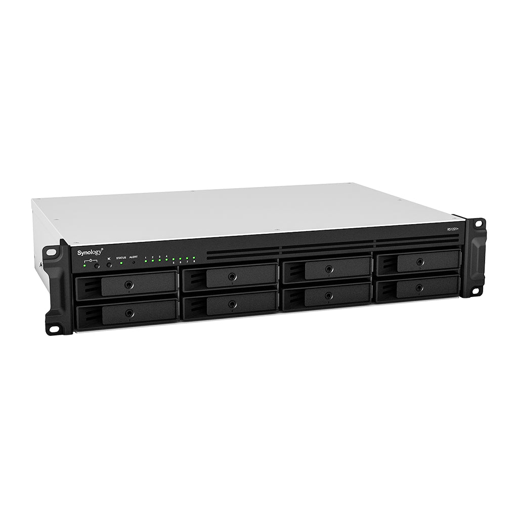 Synology RS1221+ RackStation 8-Bay Rackmount NAS – Business Storage Server side view | Cyberterra