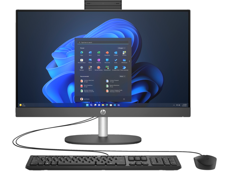 HP ProOne 240 G10 All-in-One Desktop PC – Intel Core i7-1355U | 24" Full HD Non-Touch Display