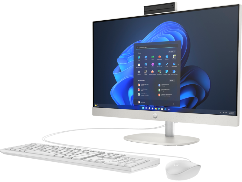 HP 24-cr0342nia All-in-One Desktop PC – Intel Core i5-1334U | 24" Full HD Touch Display