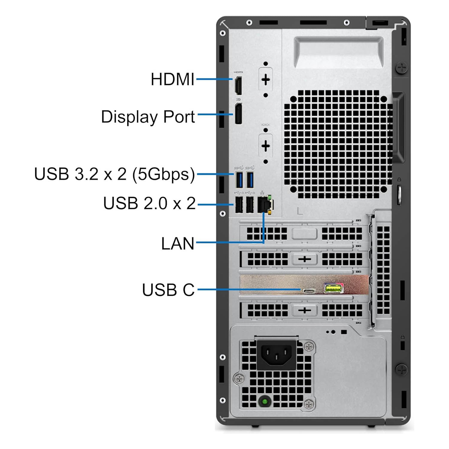 Dell OptiPlex 7010 | FREE Wifi Adapter+Headset+128GB USB Flash Drive+ MOUSE PAD +Antivirus | Intel i7-13700, 16GB DDR5 RAM, 1TB PCIe SSD + 1TB HDD, 4GB Graphic Card