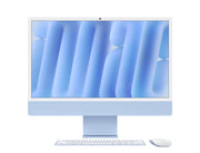 Apple iMac (2024) AIO Desktop Computer, 24" 4.5K Retina Nano-Textured Display, Apple M4 Chip with 10-Core CPU, 10-Core GPU, 16-Core Neural Engine, 16GB RAM, 256GB SSD, English K/B, Blue | MD3H4 B/A
