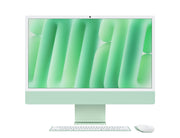 Apple iMac (2024) AIO Desktop Computer, 24" 4.5K Retina Standard Display, Apple M4 Chip with 10-Core CPU, 10-Core GPU, 16-Core Neural Engine, 16GB RAM, 512GB SSD, English Keyboard, Green | MWV03 B/A