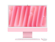 Apple iMac (2024) AIO Desktop Computer, 24" 4.5K Retina Standard Display, Apple M4 Chip with 8-Core CPU, 8-Core GPU, 16-Core Neural Engine, 16GB RAM, 256GB SSD, English Keyboard, Pink | MWUG3 B/A