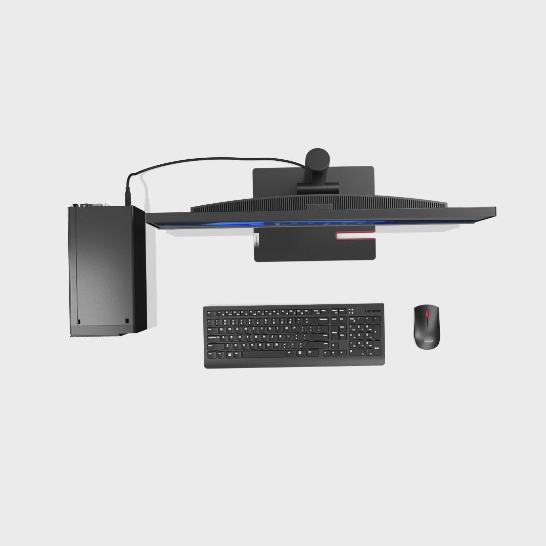 Load video: Lenovo ThinkCentre M70t 11DA0021US Desktop Computer - Intel Core i7 10th Gen i7-14700 Octa-core (8 Core) 2.90 GHz - 16 GB RAM DDR4 SDRAM - 512 GB SSD - Tower