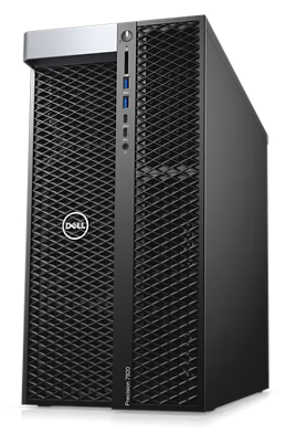 Dell Precision T7920 Workstation, Intel Xeon 4210R, 2X8GB Memory, 512GB M.2 SSD, Windows 11 Pro, Dell Optical Mouse MS116, Dell Wired Keyboard, 1TB 7200rpm SATA Hard Drive, Black | T7920-210-AMR