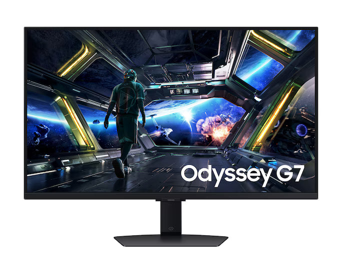 Samsung Odyssey G7 G70D 32" 4K UHD Gaming Monitor – 3840x2160, 144Hz Refresh Rate, 1ms Response Time, HDR10+, AMD FreeSync Premium Pro, G-Sync Compatible, IPS Panel, Samsung Gaming Hub, Model LS32DG702EMXUE