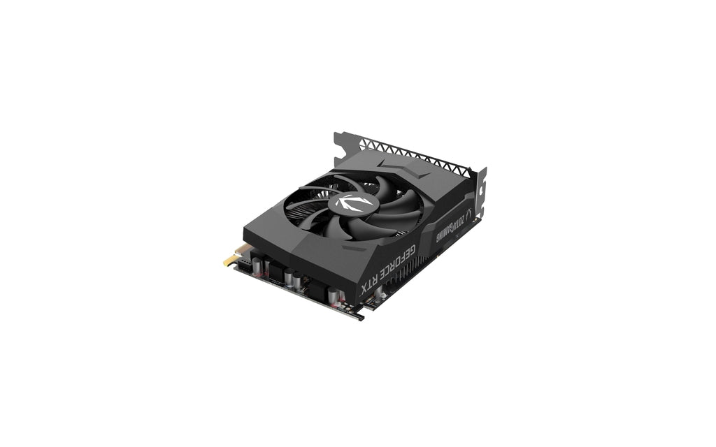 ZOTAC GAMING GeForce RTX 3050 6GB Solo – NVIDIA Ampere Architecture, DLSS & Ray Tracing, IceStorm Cooling, Single Fan Compact Design, PCIe 4.0, HDMI/DisplayPort, 1080p & 1440p Gaming Graphics Card