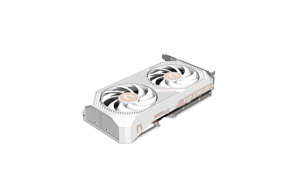 ZOTAC GAMING GeForce RTX 5060 Twin Edge OC White Edition – 8GB GDDR7, NVIDIA Blackwell Architecture, DLSS 4, Ray Tracing, IceStorm 2.0 Cooling, Compact Dual Fan, HDMI/DisplayPort, 4K Gaming Graphics Card