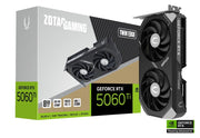 ZOTAC GAMING GeForce RTX 5060 Ti 8GB Twin Edge – NVIDIA Blackwell Architecture, DLSS 4, Ray Tracing, IceStorm 3.0 Dual Fan Cooling, PCIe 5.0, HDMI/DisplayPort, Compact Design, 4K Ready Gaming Graphics Card