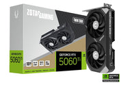 ZOTAC GAMING GeForce RTX 5060 Ti 16GB Twin Edge – NVIDIA Blackwell Architecture, DLSS 4, Ray Tracing, IceStorm 3.0 Dual Fan Cooling, PCIe 5.0, HDMI/DisplayPort, Compact Design, 4K Gaming Graphics Card