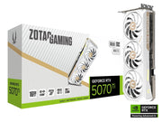 ZOTAC GAMING GeForce RTX 5070 Ti SOLID CORE OC White Edition – 16GB GDDR7, Blackwell Architecture, DLSS 4, Ray Tracing, IceStorm 3.0 Cooling, Triple Fan, Premium White Design, HDMI/DisplayPort, PCIe 5.0, 4K & 8K Gaming GPU