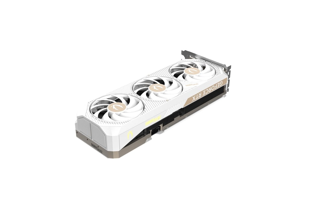 ZOTAC GAMING GeForce RTX 5070 Ti SOLID CORE OC White Edition – 16GB GDDR7, Blackwell Architecture, DLSS 4, Ray Tracing, IceStorm 3.0 Cooling, Triple Fan, Premium White Design, HDMI/DisplayPort, PCIe 5.0, 4K & 8K Gaming GPU