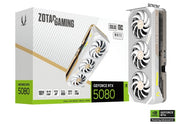 ZOTAC GAMING GeForce RTX 5080 SOLID OC White Edition – 16GB GDDR7, Blackwell Architecture, DLSS 4, Ray Tracing, IceStorm 3.0 Cooling, Triple Fan, White Design, HDMI/DisplayPort, PCIe 5.0, 4K & 8K Gaming GPU